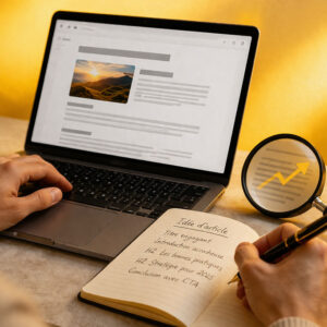 Rédaction d'articles optimisés SEO GEO